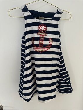 Tommy Bahama Nautical Anchor Bow Back Dress | Toddler Girls 2T